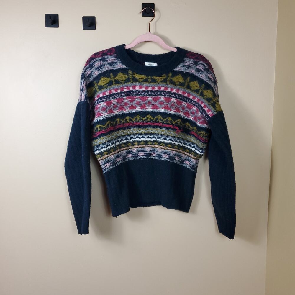 Jason Wu Fair Isle Sweater Size S DAMAGED